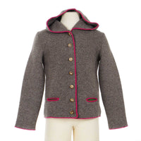 Kids cardigan with hood and tassel - it's alippa