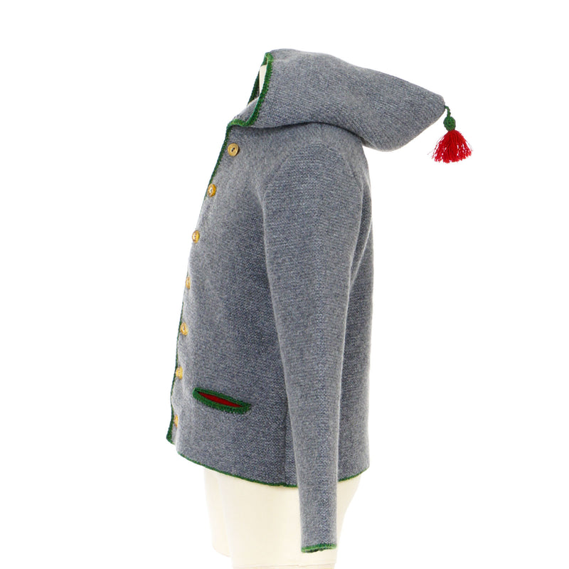 Kids cardigan with hood and tassel - it's alippa