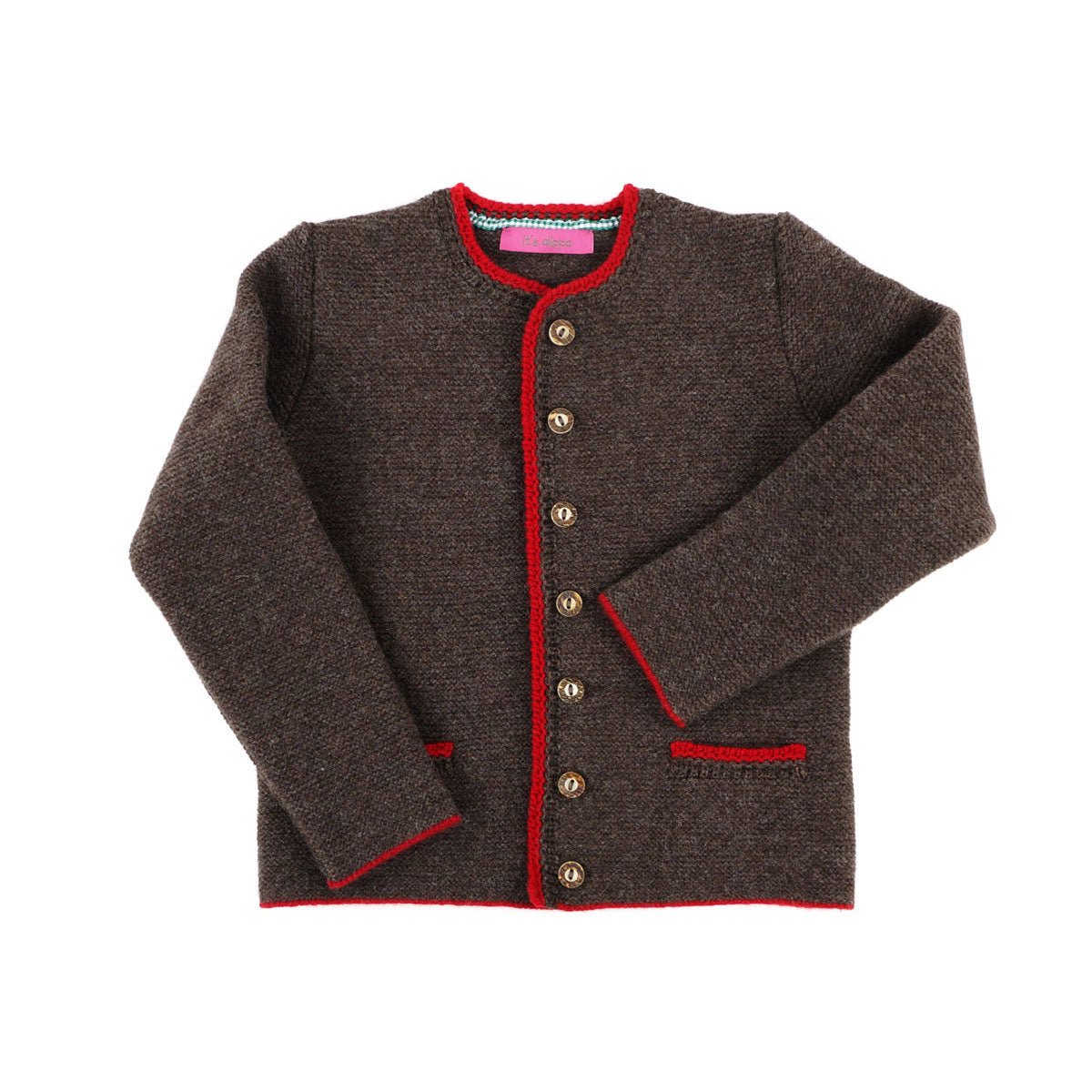 it‘s alippa_Babystrickjacke "Die Klassische" - Kinderstrickjacke