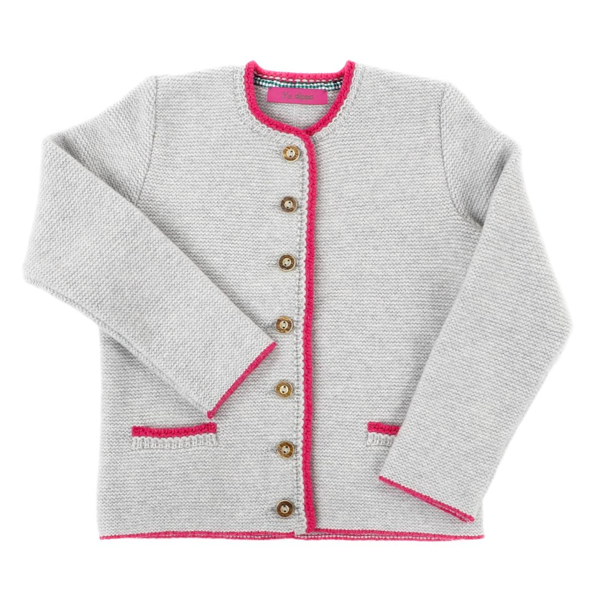 it‘s alippa_Babystrickjacke "Die Klassische" - Kinderstrickjacke