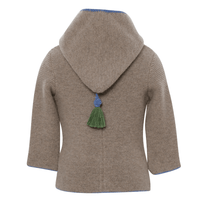 it‘s alippa_Babystrickjacke mit Kapuze und Quaste - Kinderstrickjacke