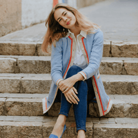 it‘s alippa_Damenstrickmantel "Happy" - Damenstrickmantel