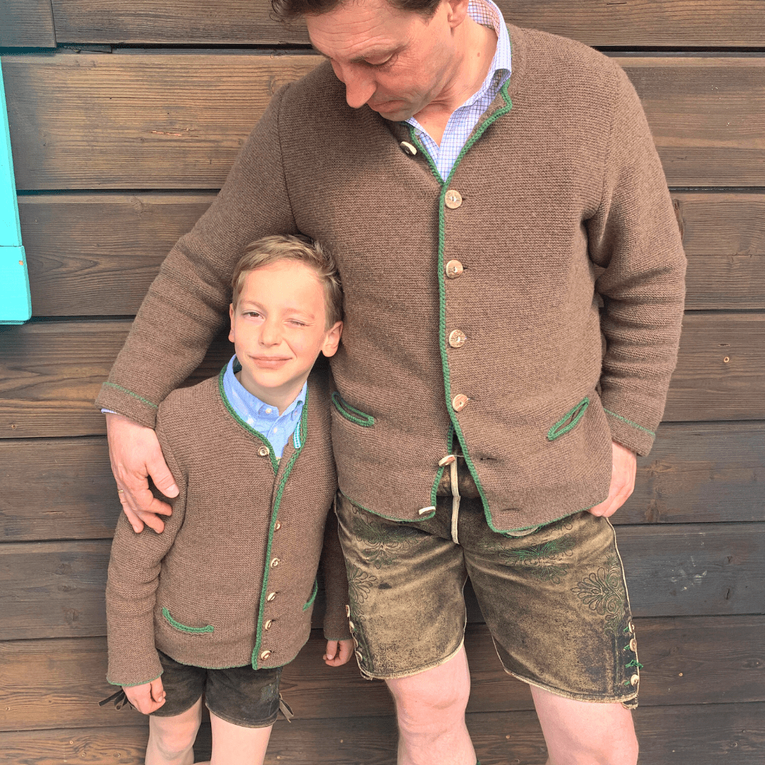 it‘s alippa_Herrenstrickjacke "Die Klassische" - Herrenstrickjacke