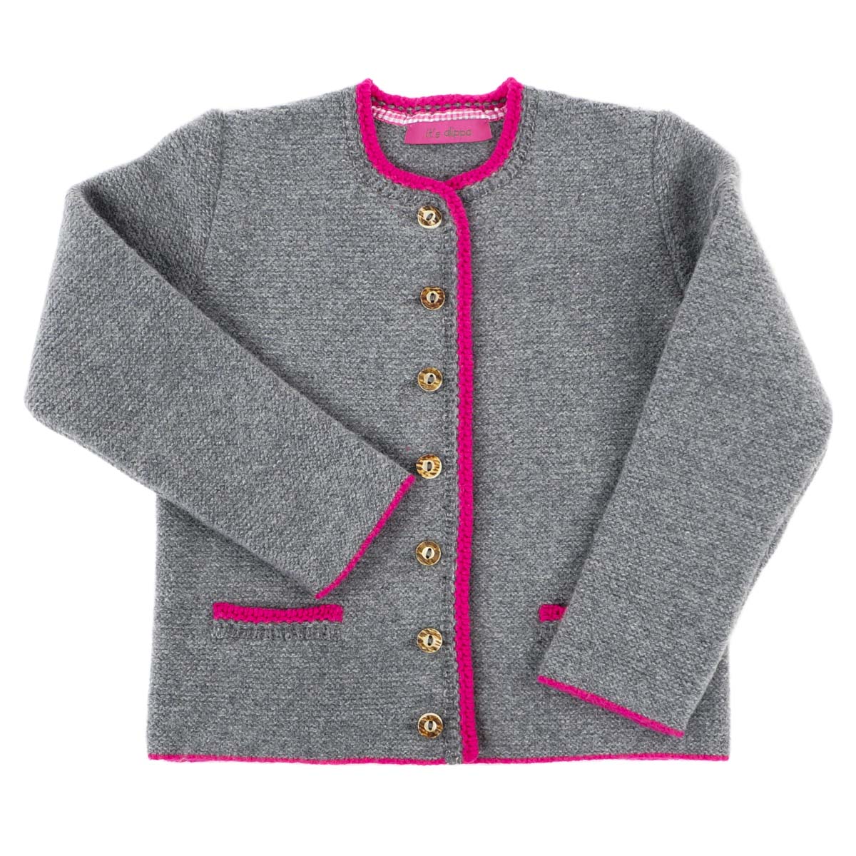 it‘s alippa_Kinderstrickjacke “Die Klassische” (10 - 16 Jahre) - Kinderstrickjacke