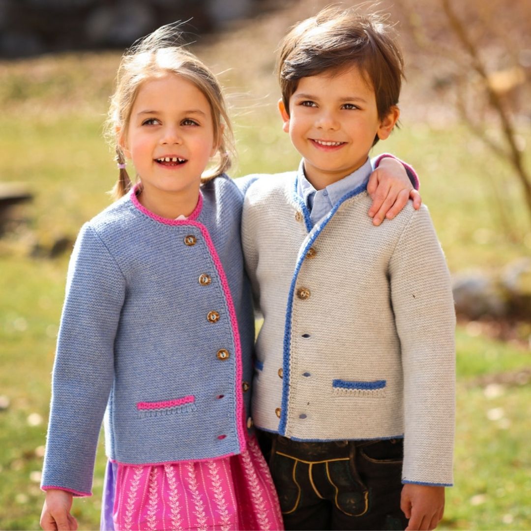 it‘s alippa_Kinderstrickjacke “Die Klassische” (2 - 8 Jahre) - Kinderstrickjacke